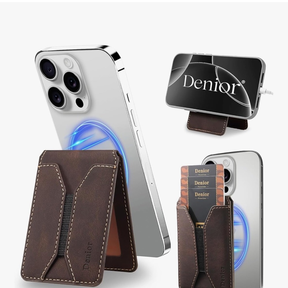 Magnetic phone wallet